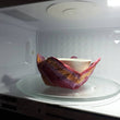 Load image into Gallery viewer, Heat up your bowl of yummies & don`t burn your fingers. Made to fit a 3 ½ c noodle bowl so it will fit any single serving bowl.