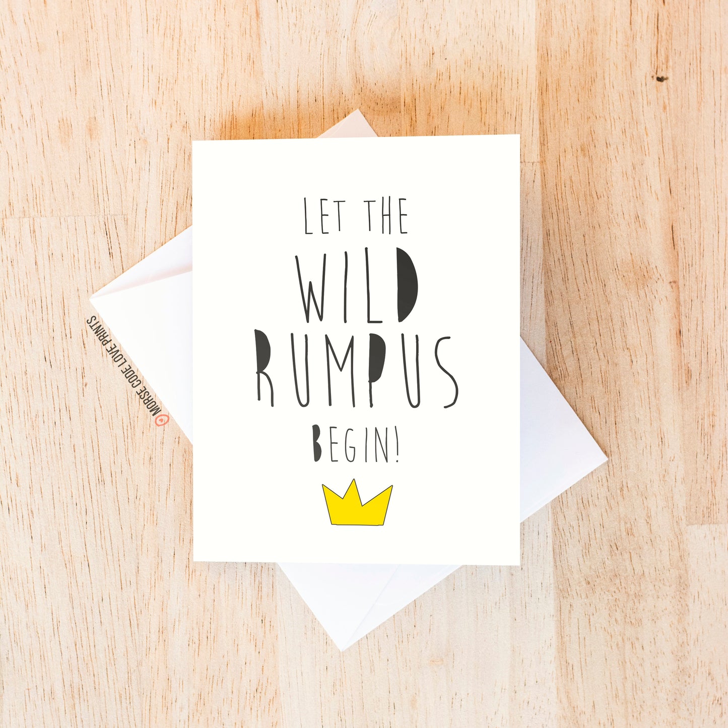 Wild Rumpus Baby Card