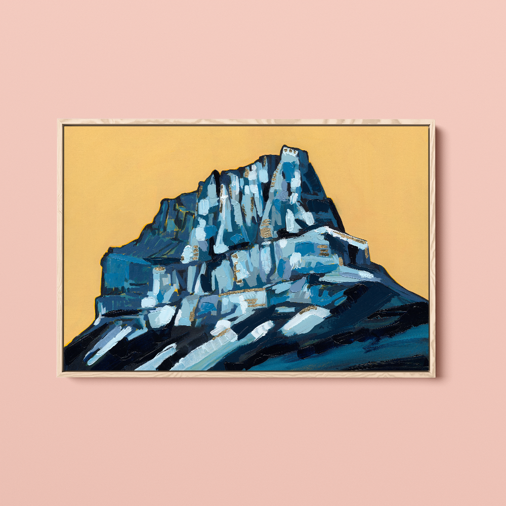 Castle Mountain Art Print