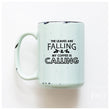 Load image into Gallery viewer, LEAVES ARE FALLING - MUG - PRAIRIE CHICK PRINTS