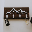 Load image into Gallery viewer, Create a perfect place for your keys to ensure they never go missing again! Great gift for a new home owner. Dark Stain Option