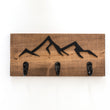Load image into Gallery viewer, Hook signs measure 5.5"x12" with 3 hooks on the sign. Medium Stain Option