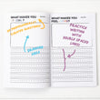 Load image into Gallery viewer, Containing 30 professionally curated questions and statements to reflect on before the end of each day, My First Journal was made to strengthen your child’s writing and communication skills and more importantly, build on their self-confidence. Above all else, it is a great and simple way to bond and connect with your little one.