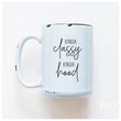 Load image into Gallery viewer, KINDA CLASSY KINDA HOOD - MUG - PRAIRIE CHICK PRINTS