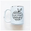 Load image into Gallery viewer, JUST PEACHY - MUG - PRAIRIE CHICK PRINTS