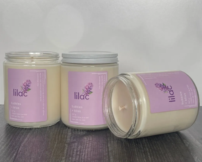 Lilac Candle