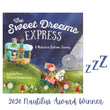 Load image into Gallery viewer, The Sweet Dreams Express makes bedtime an enjoyable, relaxing, empowering, and engaging experience for children and parents to look forward to. With soothing illustrations, meditative techniques, and rhythmic rhyme, children will feel eager and empowered to get ready for bedtime. This book is an illustrative guide to teach children how to self-soothe, calm their minds, form a supportive sleep routine, and prepare their bodies and minds for a restful and restorative night of sleep.