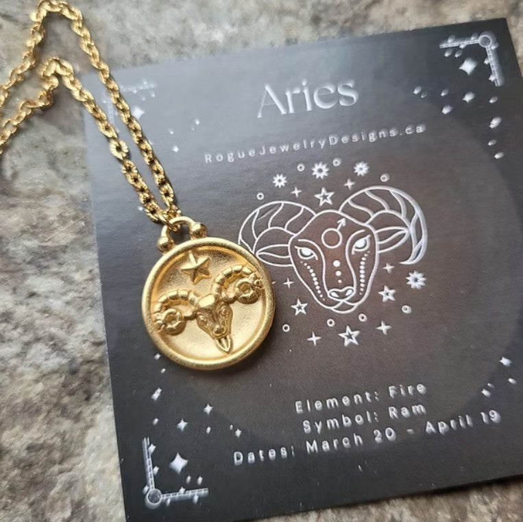 Aries Zodiac Necklace