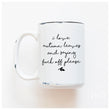 Load image into Gallery viewer, I LOVE AUTUMN LEAVES - MUG - PRAIRIE CHICK PRINTS