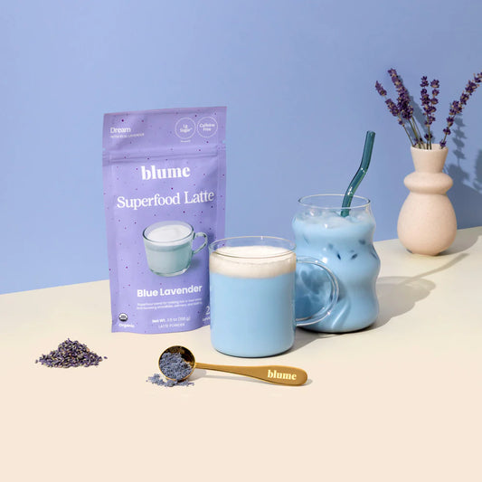Superfood Latte Powder Blue Lavender Blend