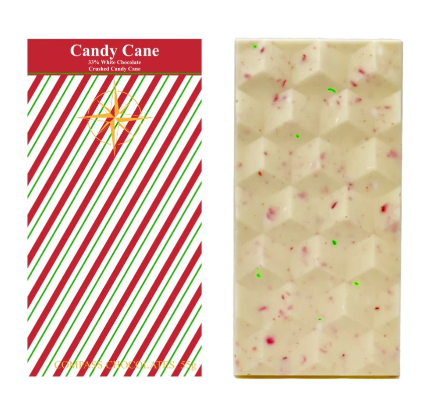 Candy Cane Chocolate Bar