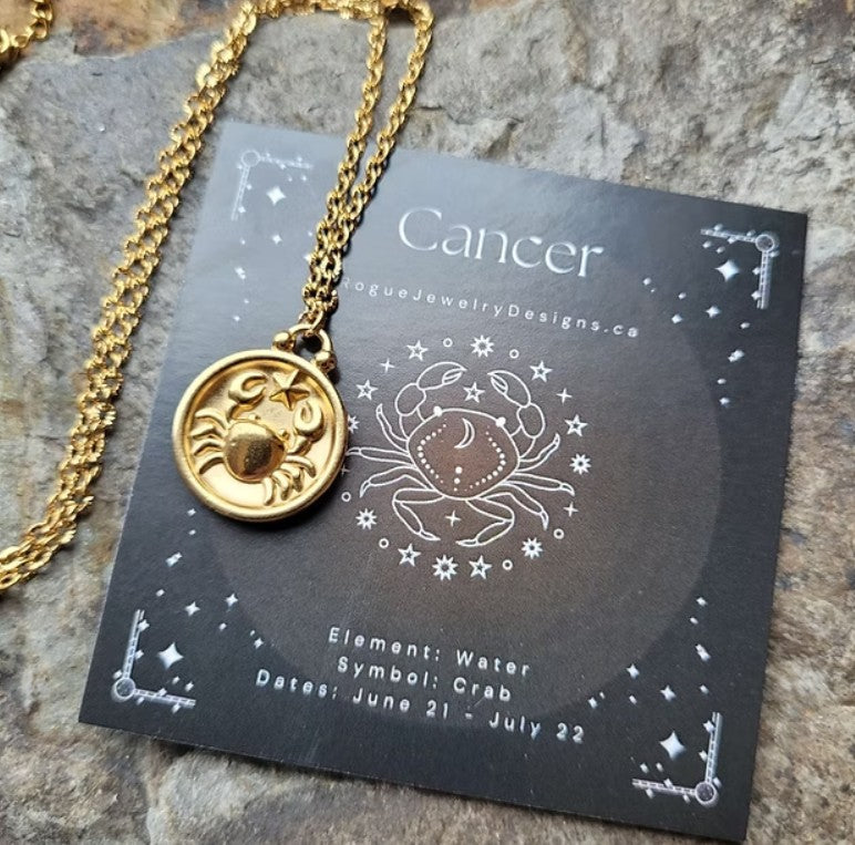 Cancer Zodiac Necklace