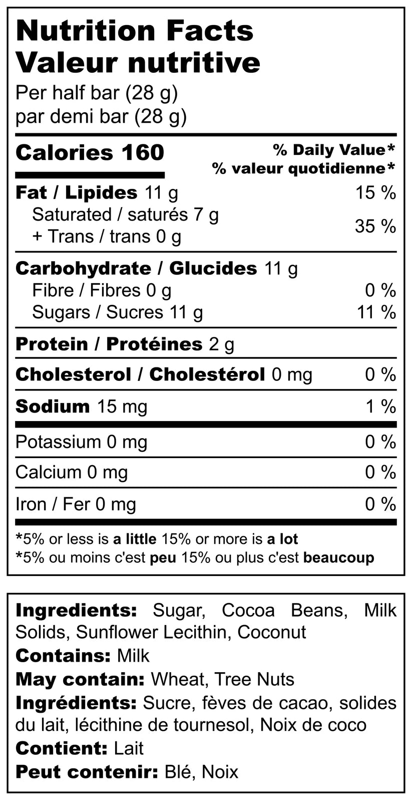 Toasted Coconut Chocolate Bar