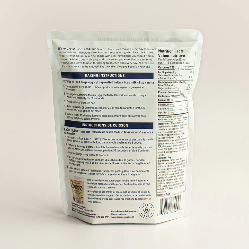 Gluten Free Confetti Cake Mix