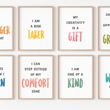Load image into Gallery viewer, Printed Growth Mindset Mantra 8pk Set - Alberta Press and Paper