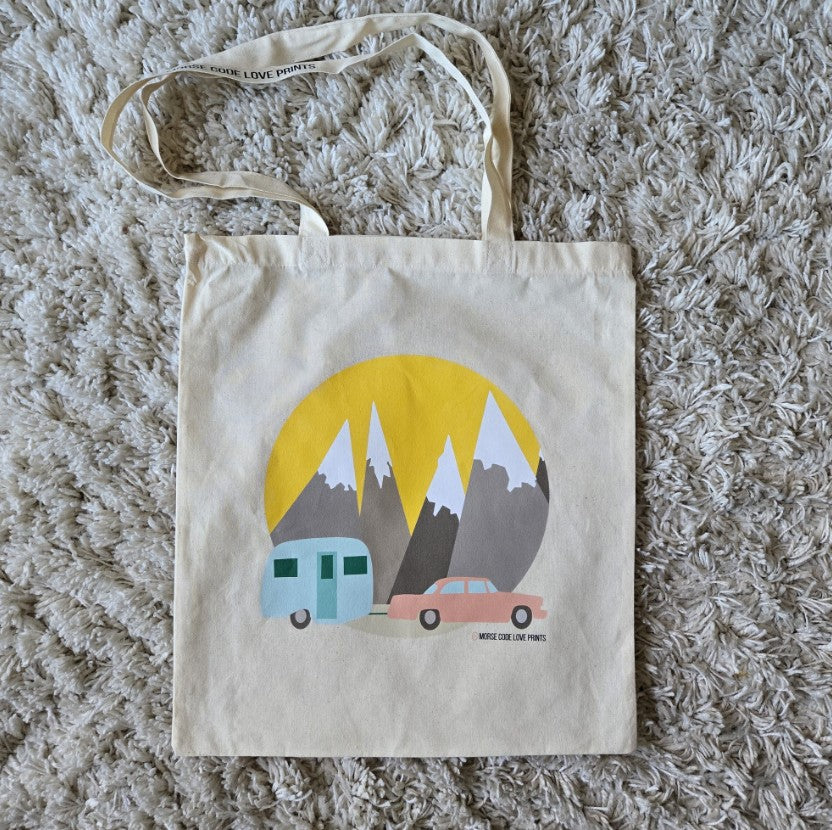 Happy Camper Tote Bag