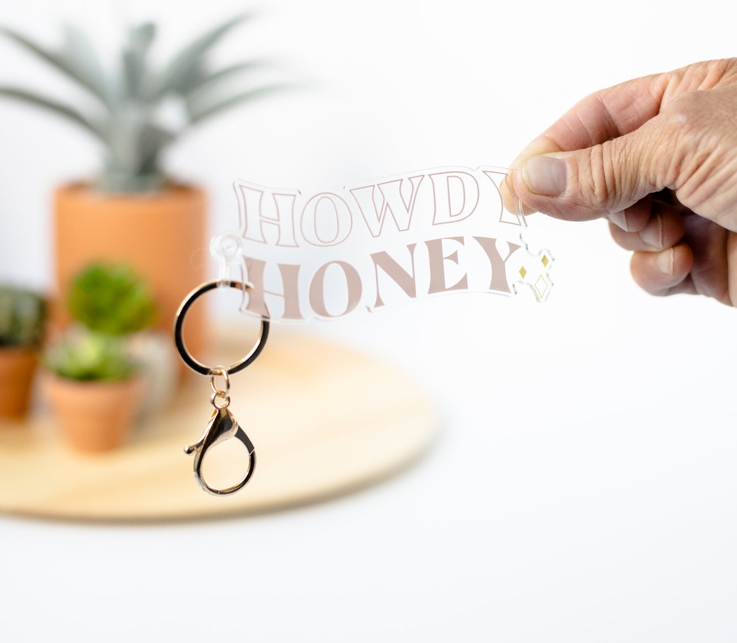 Howdy Honey Keychain