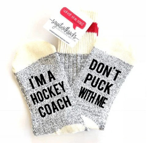 I'm A Hockey Coach Socks