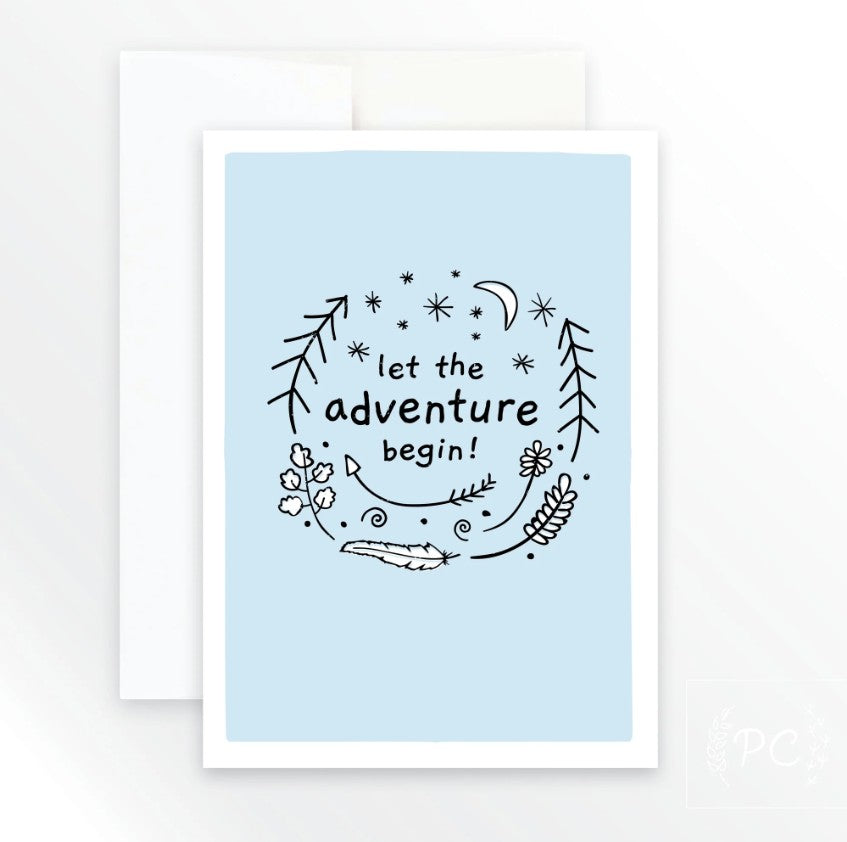Let The Adventure Begin Card