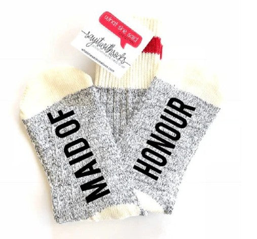 Maid Of Honour Socks