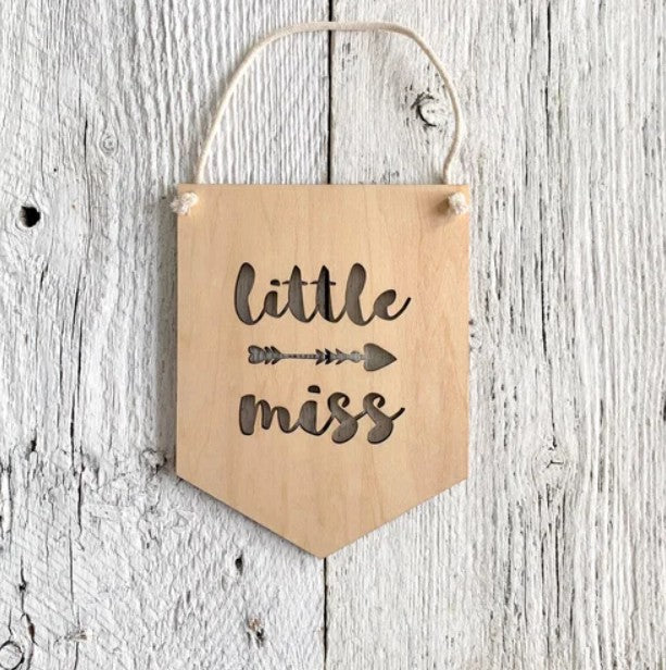 Little Miss Wall Hanging