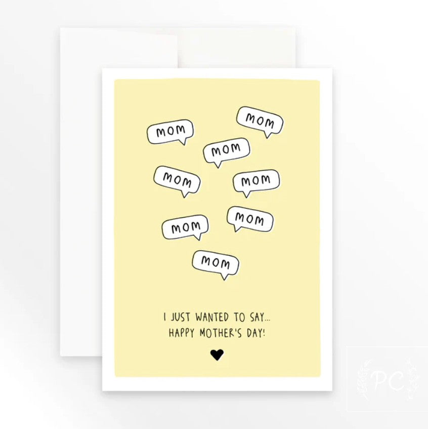 Mom Mom Mom Card