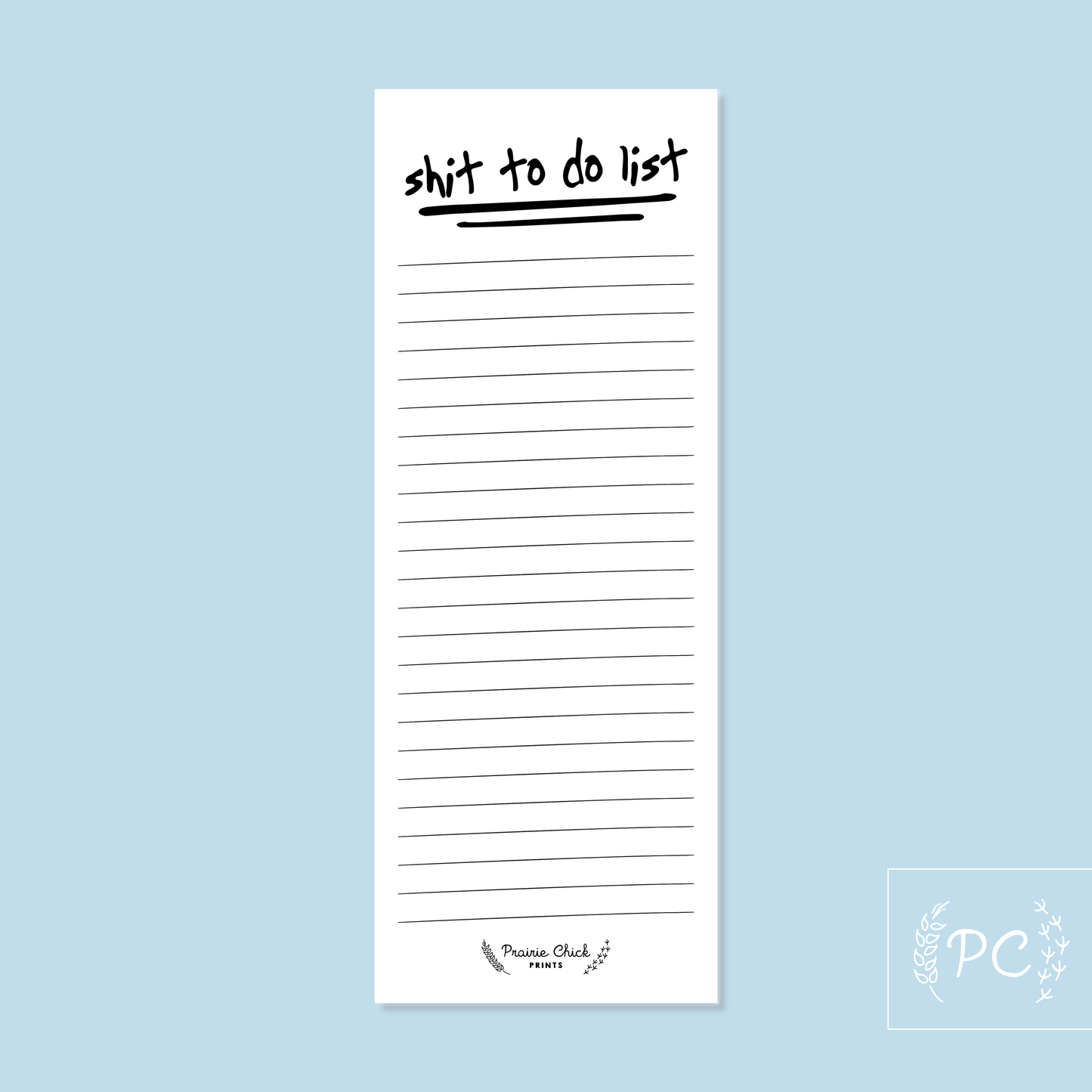 Shit To Do List Notepad