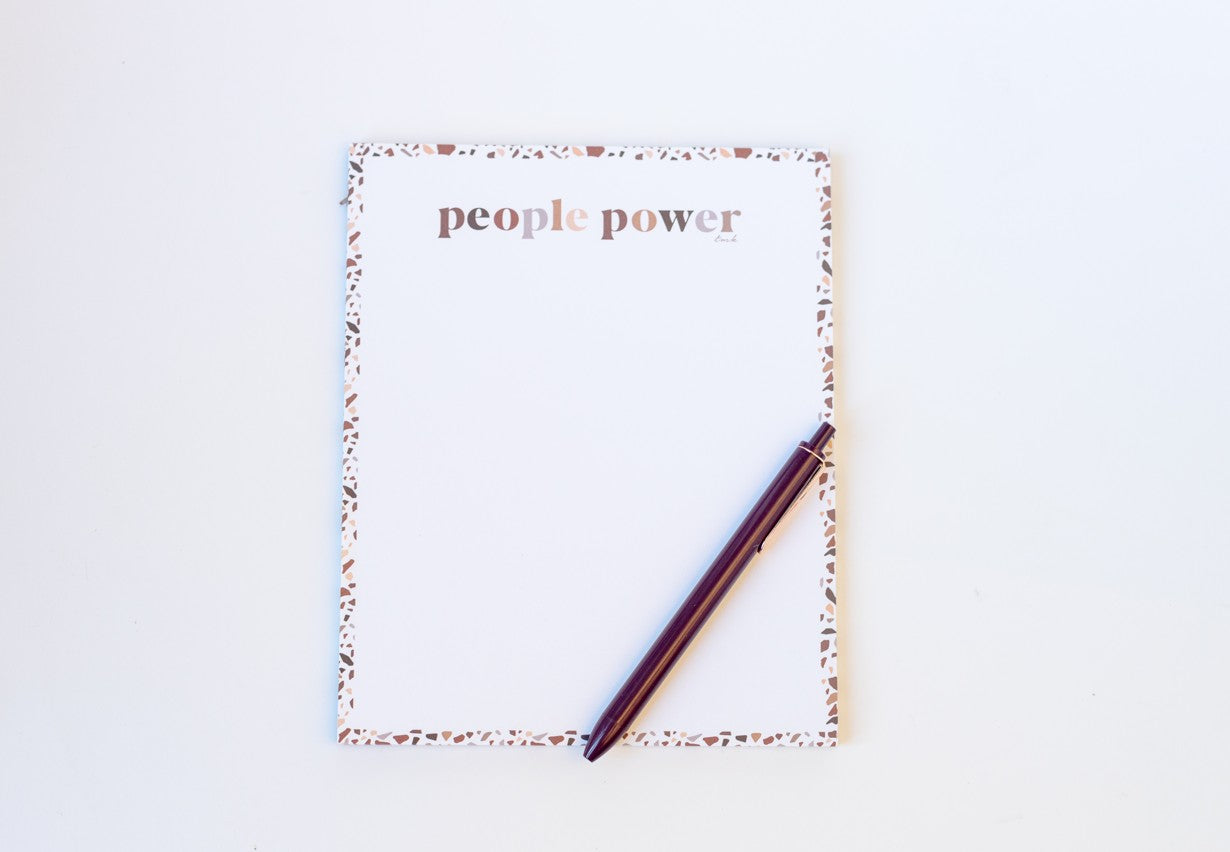 People Power Notepad