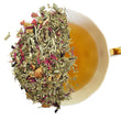 Load image into Gallery viewer, Take a sip and taste the tangy lemon combined with sweet and juicy raspberries, all balanced perfectly with the subtle earthy notes of lemongrass and hibiscus. The apple pieces add a touch of natural sweetness, while the lemon verbena adds a fresh and invigorating aroma.