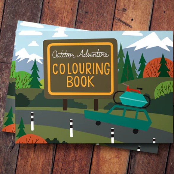 Rocky Mountain Colouring Book