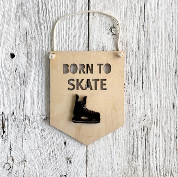 Born To Skate 3D Wall Hanging