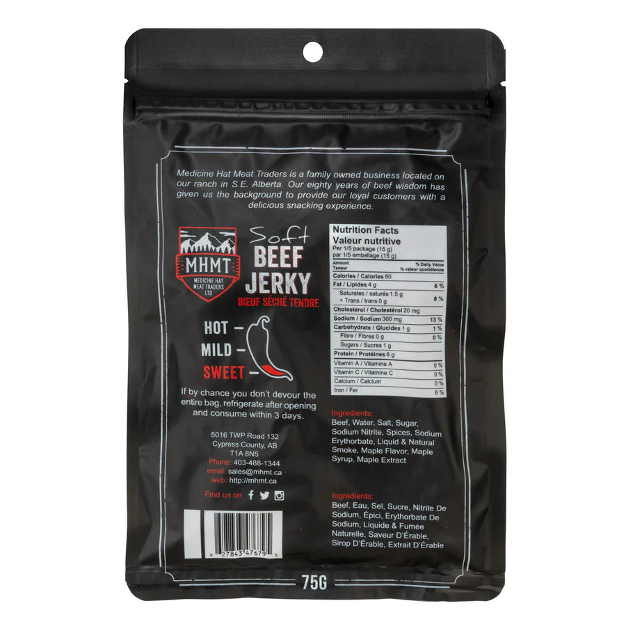 Smoky Maple Soft Jerky