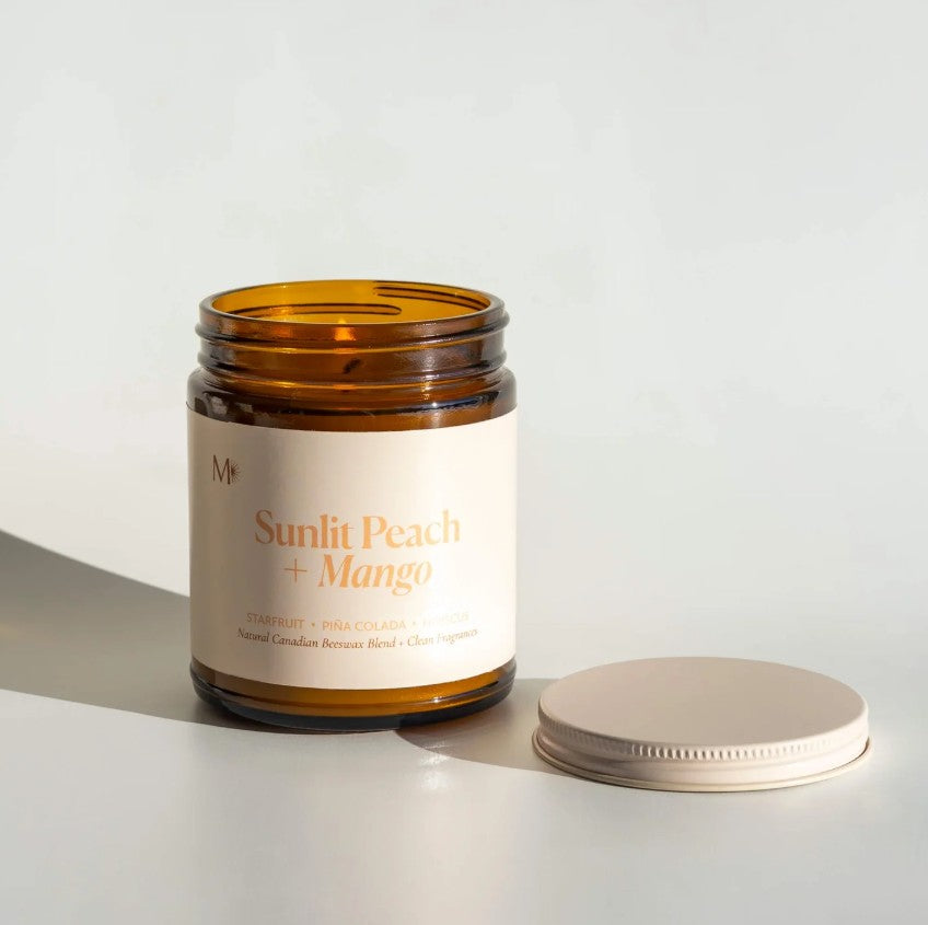 Sunlit Peach + Mango Candle