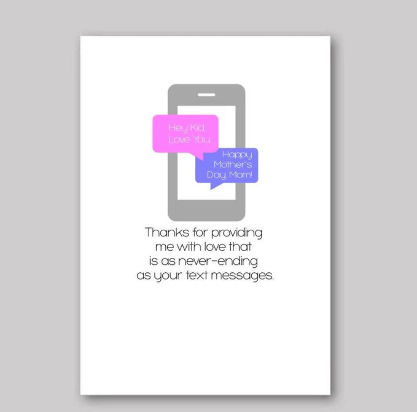 Text Message Love Card