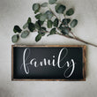 Load image into Gallery viewer, Family (9x17) Wooden Sign - William Rae Designs