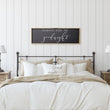 Load image into Gallery viewer, Always Kiss Me Goodnight (12x36) Wooden Sign - William Rae Designs