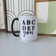 Load image into Gallery viewer, ABCDEF You / 15oz Mug - All Decked Out