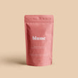 Load image into Gallery viewer, A 100g bag of Beetroot Blume blend can make approximately 30 lattes.