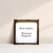 Load image into Gallery viewer, Best Wishes (7x7) Wooden Sign - William Rae Designs