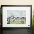 Load image into Gallery viewer, Edmonton High Level Print - Snow Alligator