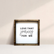 Load image into Gallery viewer, Love That Journey For Me (7x7) Wooden Sign - William Rae Designs