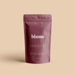 Load image into Gallery viewer, The 100g bag of Blume Oat Milk Chai blend makes approximately 30 lattes.
