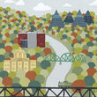Load image into Gallery viewer, Edmonton River Valley Print - Snow Alligator