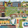 Load image into Gallery viewer, University of Alberta Print - Snow Alligator