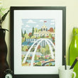 Load image into Gallery viewer, Edmonton Walterdale Crossing Print - Snow Alligator