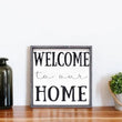 Load image into Gallery viewer, Welcome To Our Home (13x13) Wooden Sign - William Rae Designs