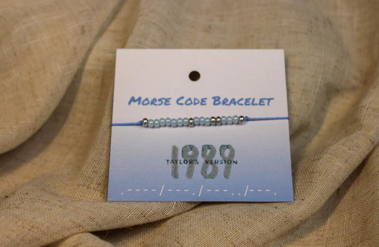 1989 Swift Morse Code Bracelet