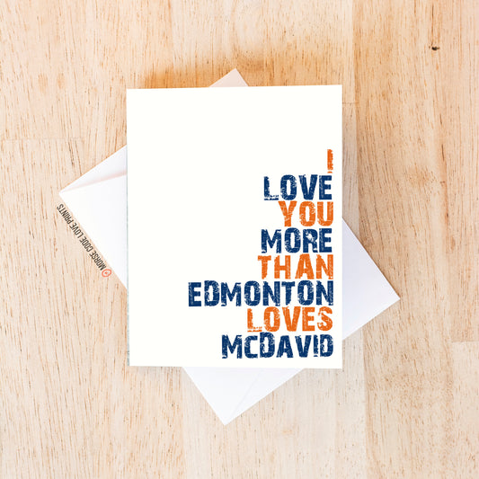 McDavid Love Card