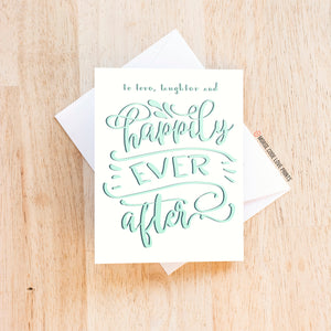 Happily Ever After Card - Morse Code Love Prints