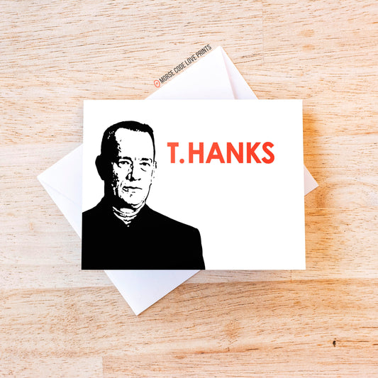 T.Hanks Thank You Card